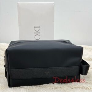 Dior Pouch Cosmetic Bag Toiletry Case Travel Dop Kitt Shaving Bag NEW in box